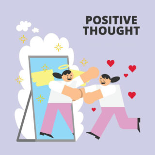 female-worker-positive-thoughts-flat-design-character-illustration-vector